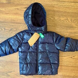 GAP 4T Cozy Dark Blue Winter Coat